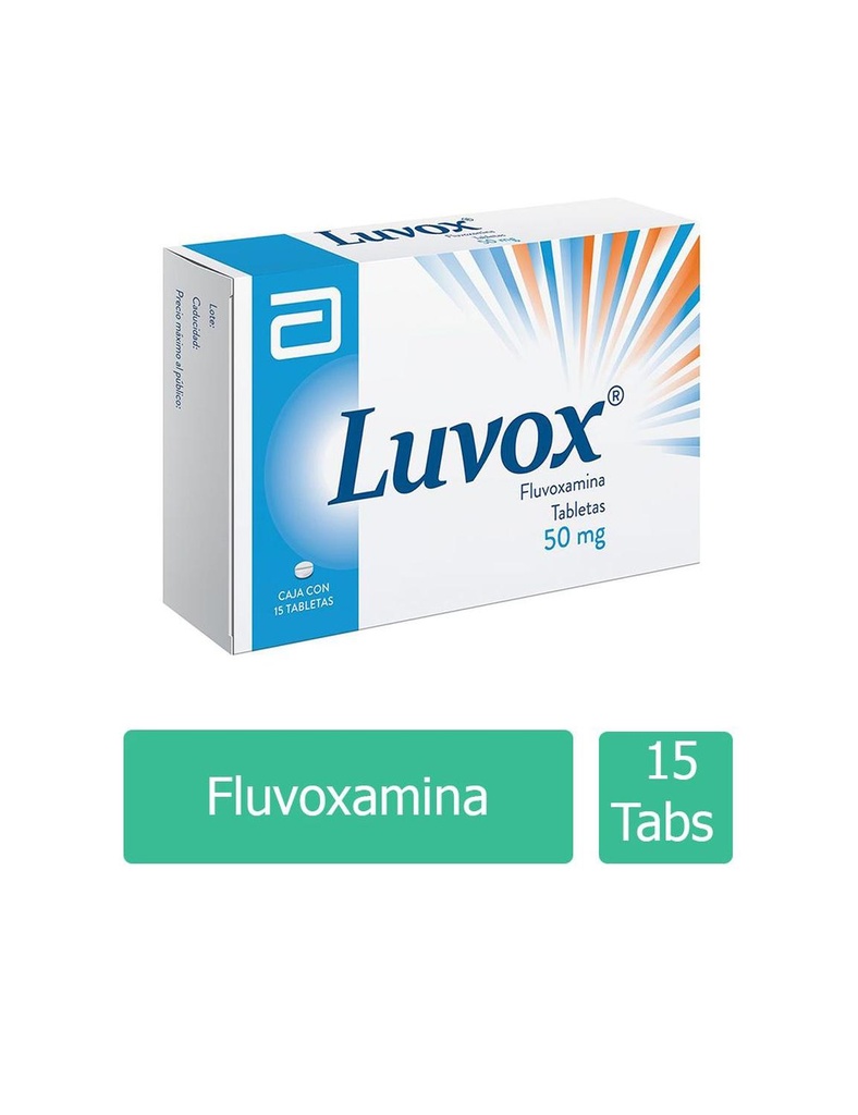 Luvox 50 Mg 15 Tabletas 