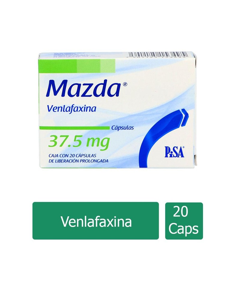 Mazda 37.5 Mg 20 Cápsulas 