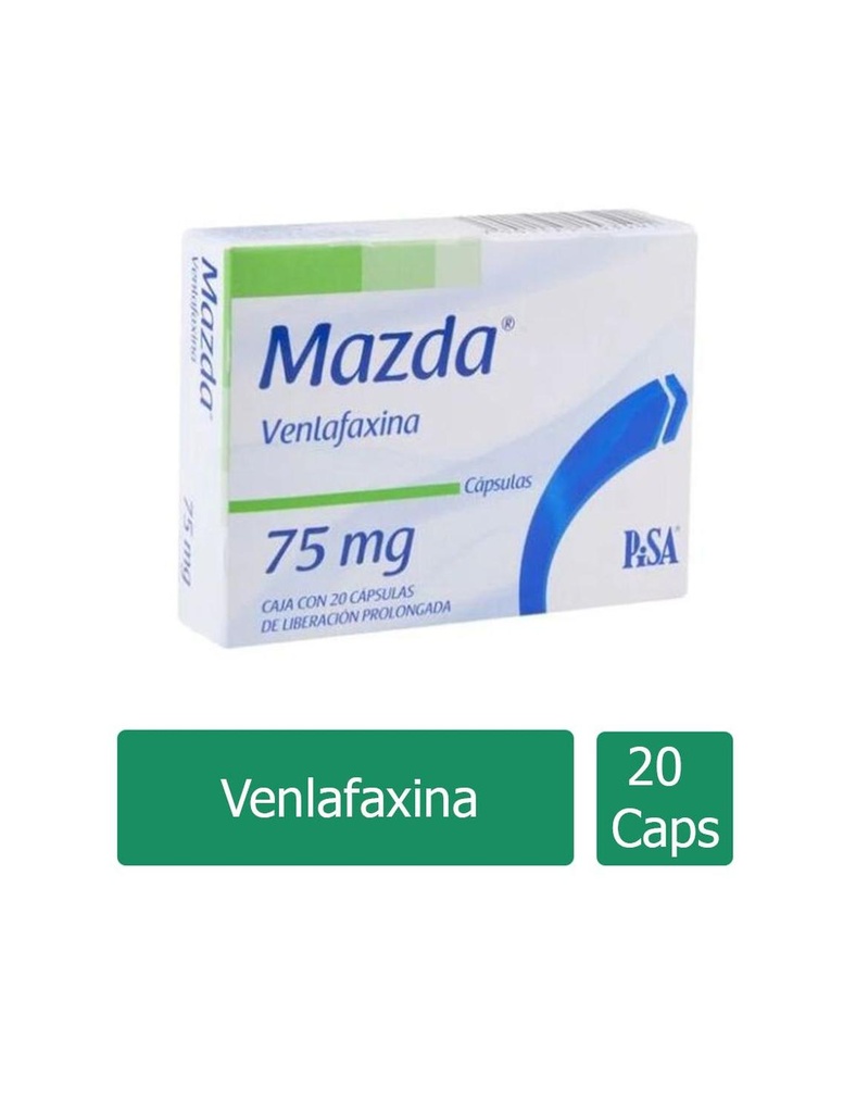 Mazda 75 Mg 20 Cápsulas 