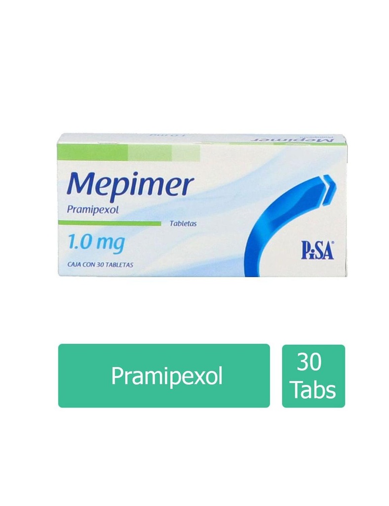 Mepimer 1.0 Mg Caja 30 Tabletas 