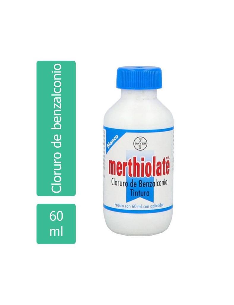 Merthiolate Tinte Blanco 60 Ml 