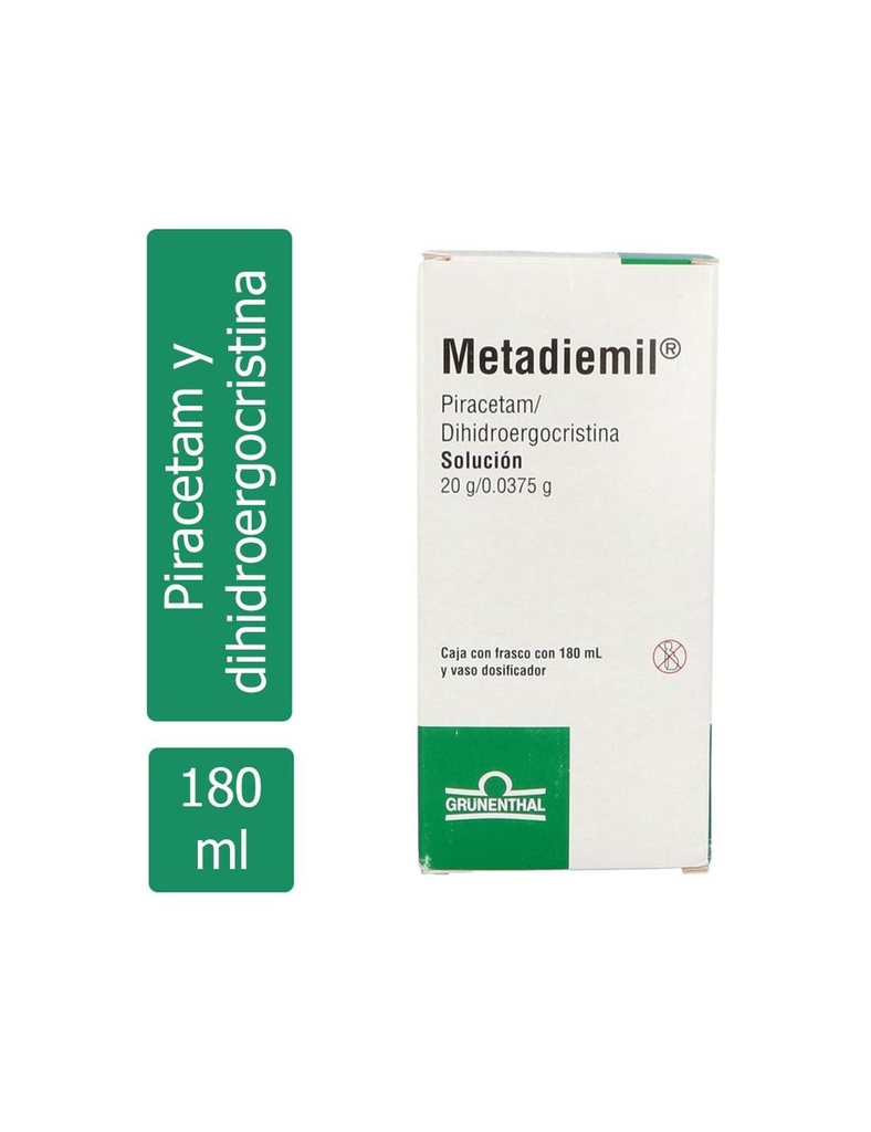 Metadiemil 20 G / 0.0375 G Solución 180 Ml 
