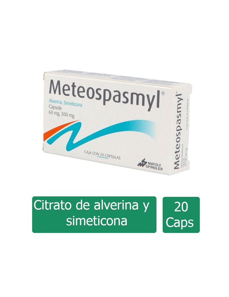 Meteospasmyl 60/300 Mg 20 Cápsulas 