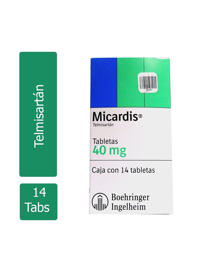 Micardis 40 Mg 14 Tabletas 