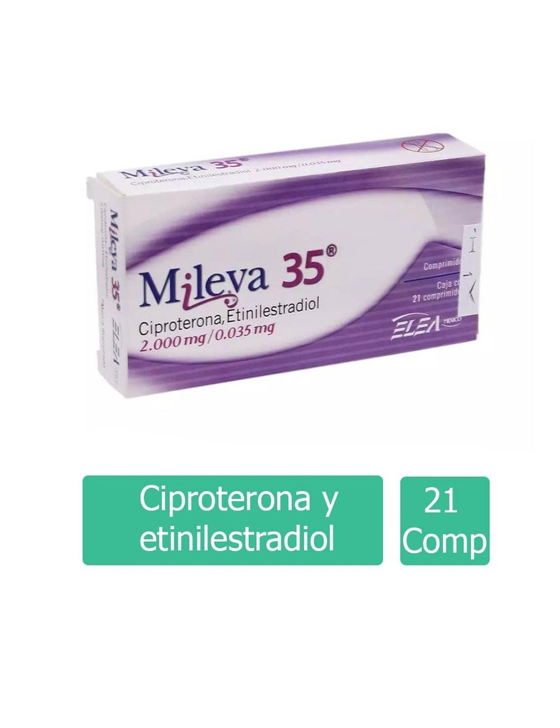 Mileva 35 2.0/0.035 Mg 21 Comprimidos 