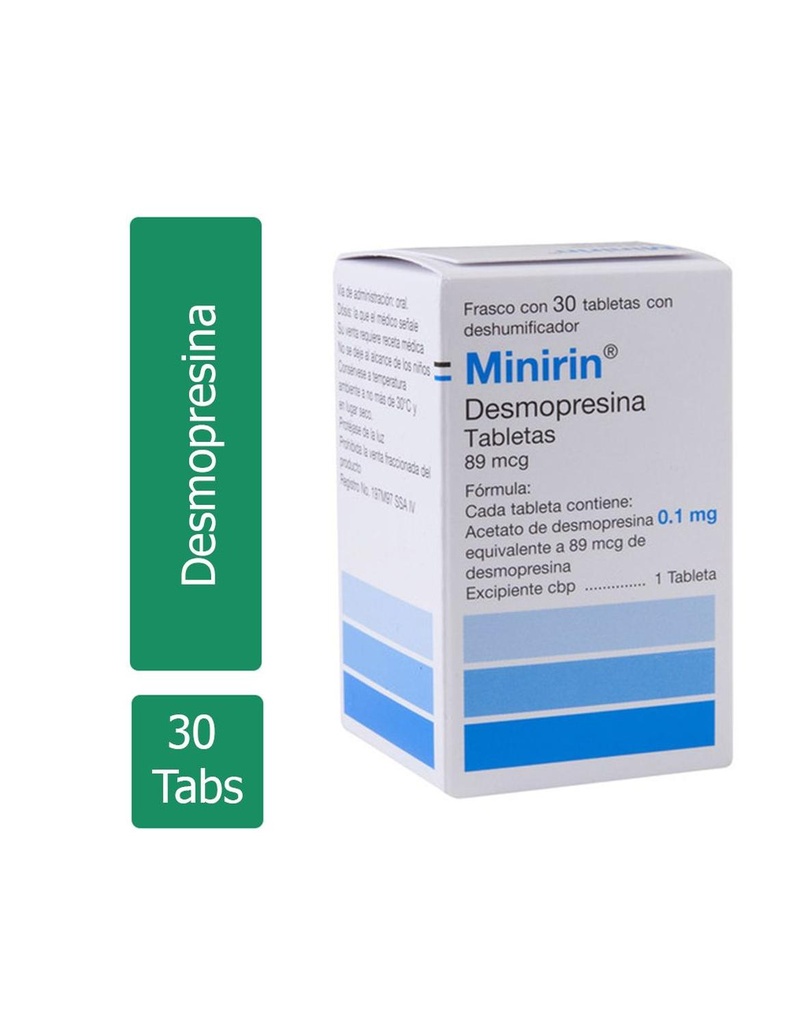 Minirin 0.1 Mg 30 Tabletas 