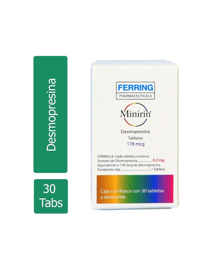 Minirin 0.2 Mg 30 Tabletas 