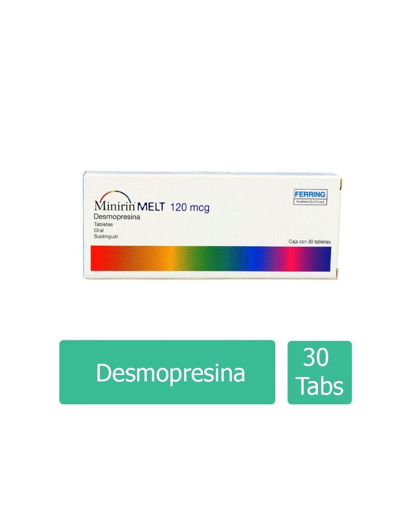 Minirin MELT 120 Mcg 30 Tabletas 
