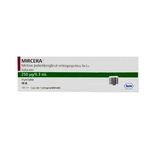 Mircera 250 Mcg/0.3 Ml Jeringa Prellenada 