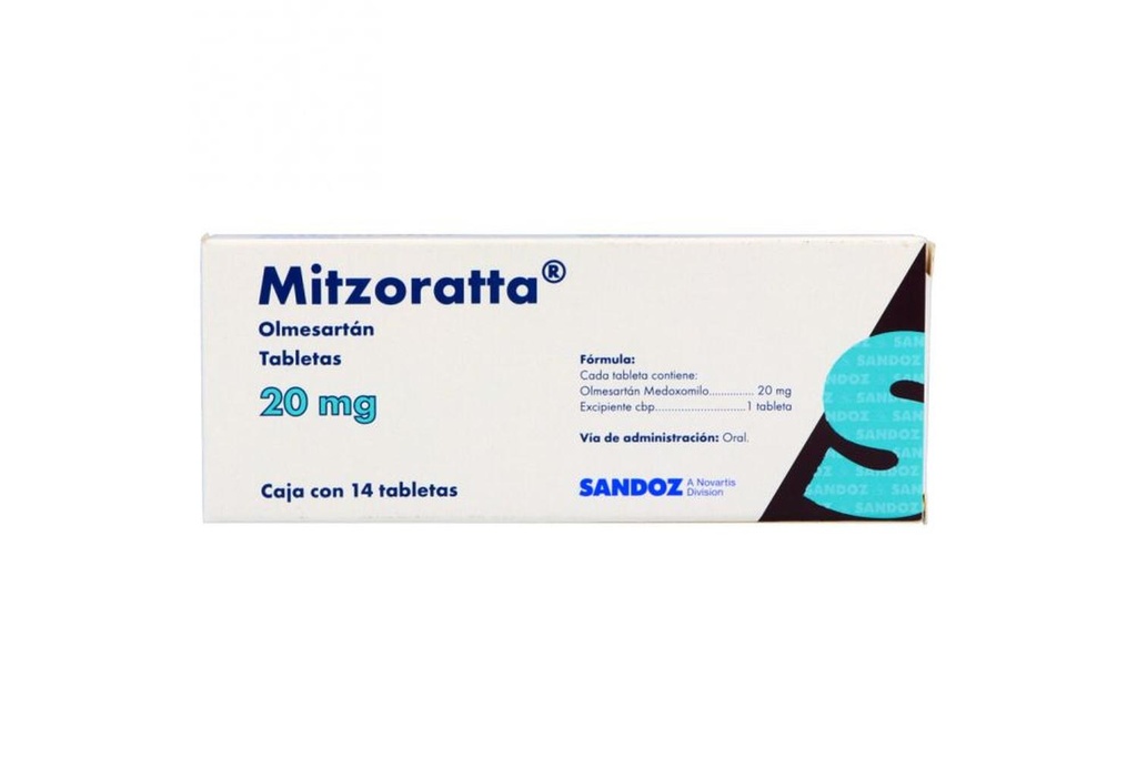 Mitzoratta 20 Mg 14 Tabletas 