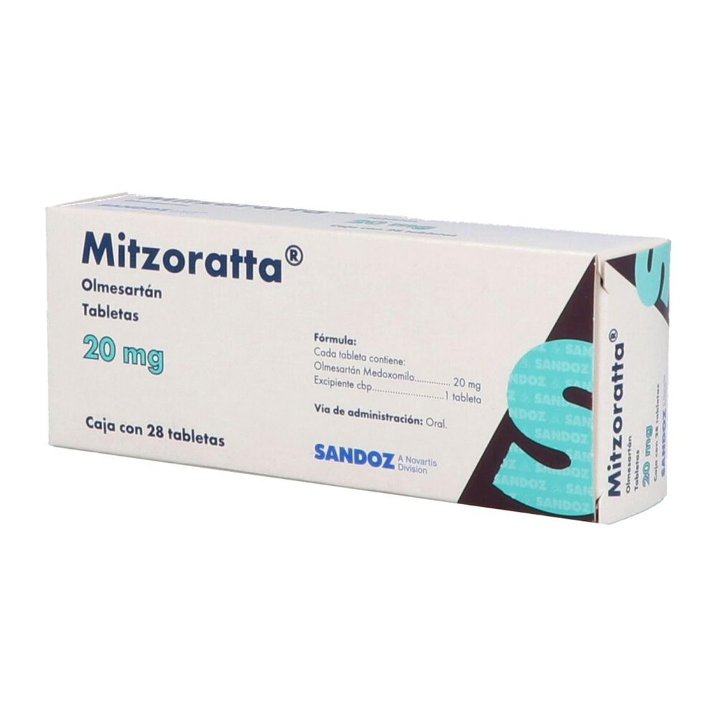 Mitzoratta 20 Mg 28 Tabletas 