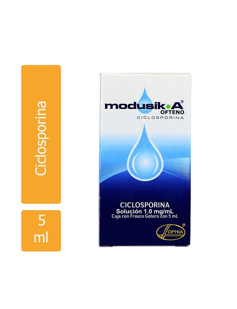 Modusik A 1 Mg Solución Oftálmica 5 Ml 