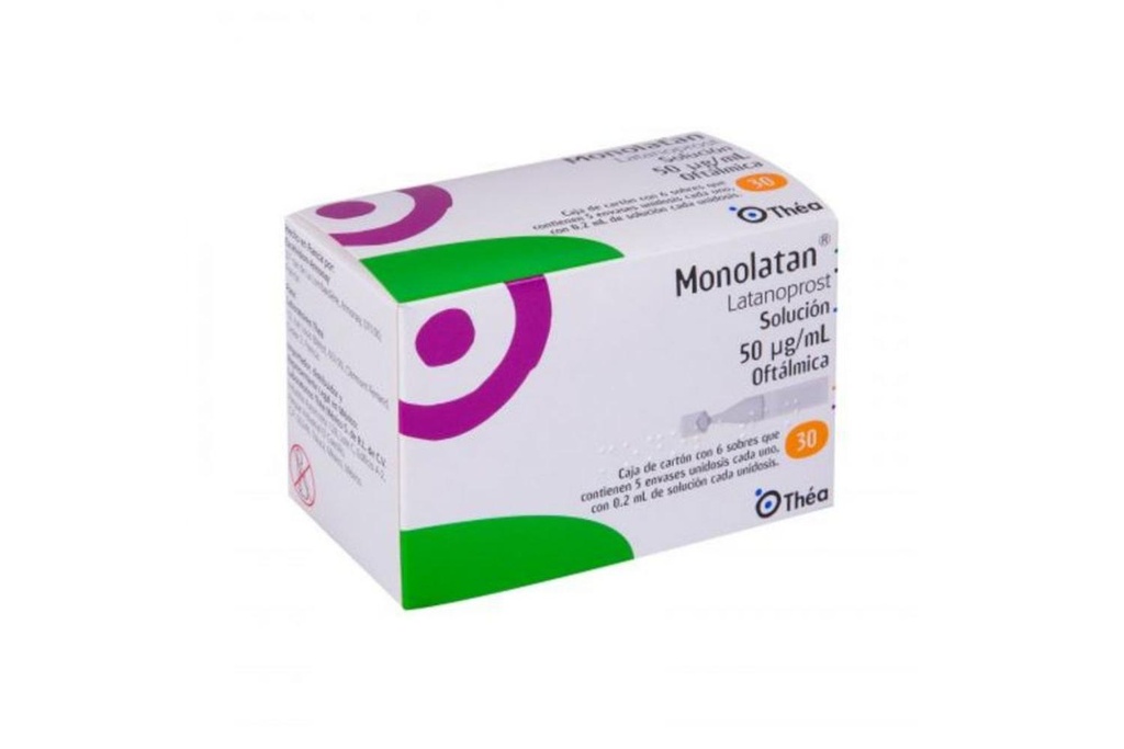 Monolatan 50 Mg/Ml Solución Oftálmica 6 Sobres 