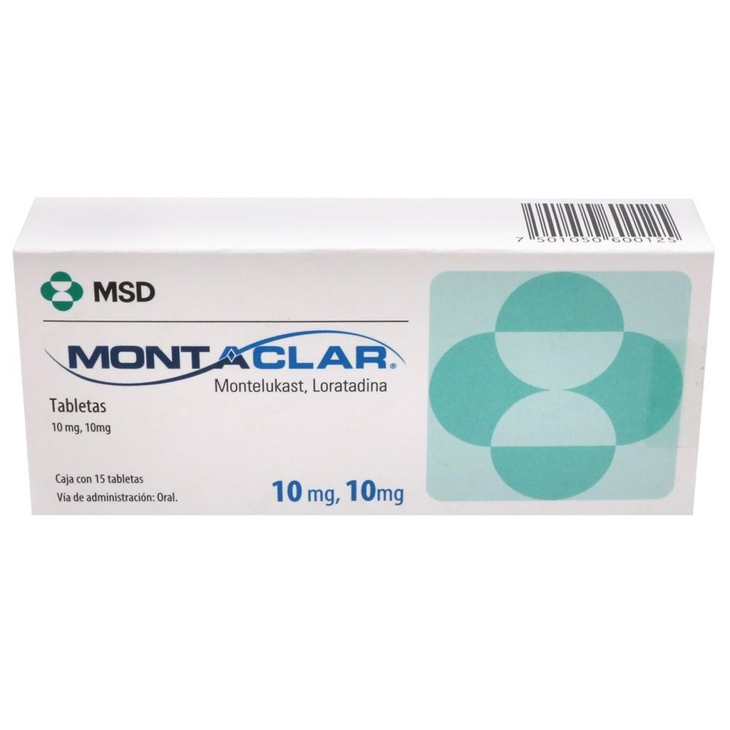 Montaclar 10/10 Mg 15 Tabletas 