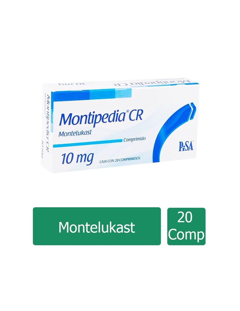 Montipedia CR 10 Mg 20 Comprimidos 