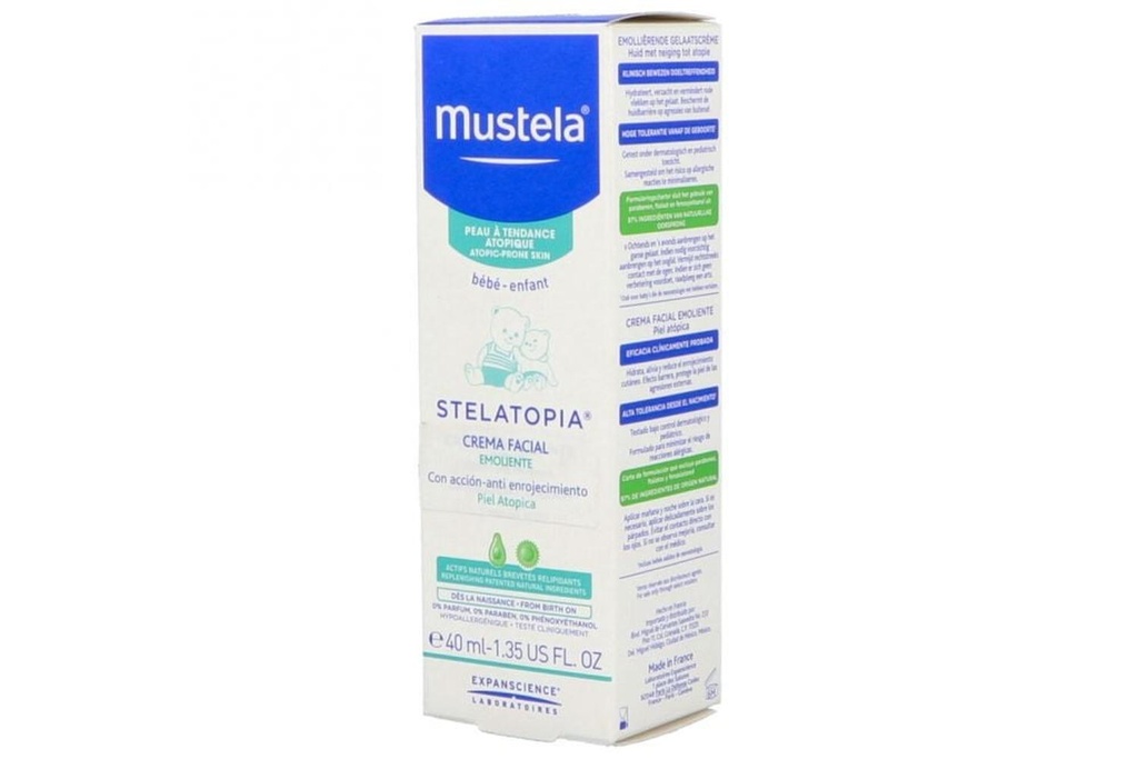 Mustela Crema Emoliente Facial Con 40 Ml