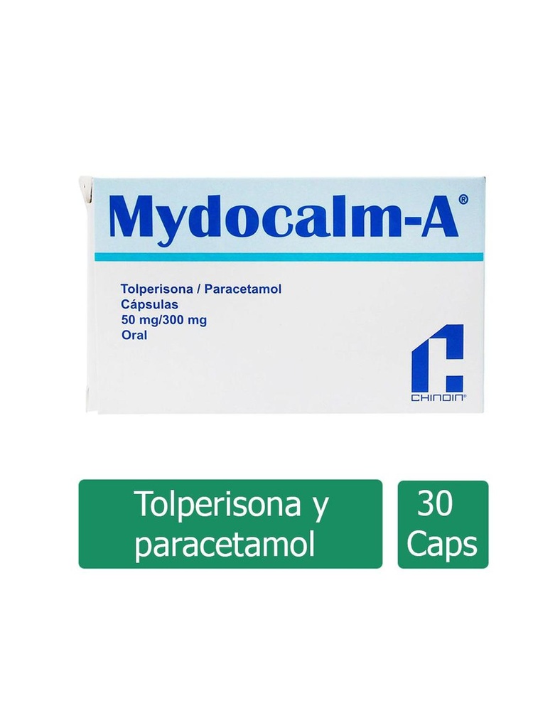 Mydocalm A 50/300 Mg 30 Cápsulas 