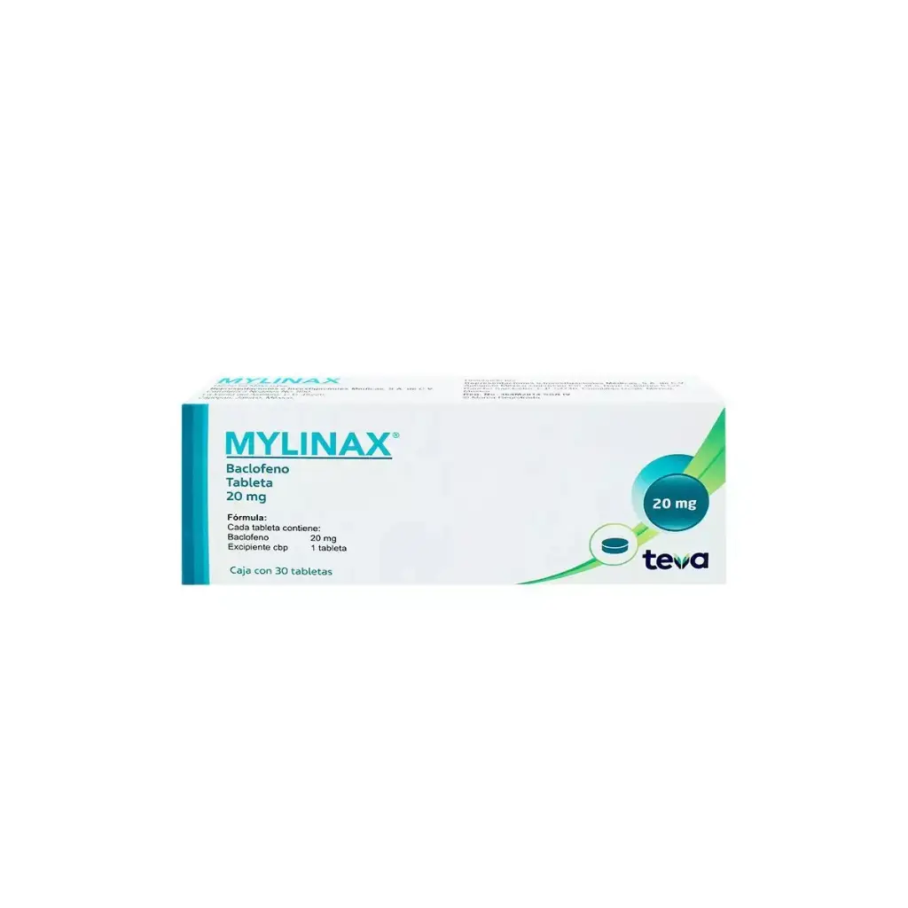 Mylinax 20 Mg 30 Tabletas 