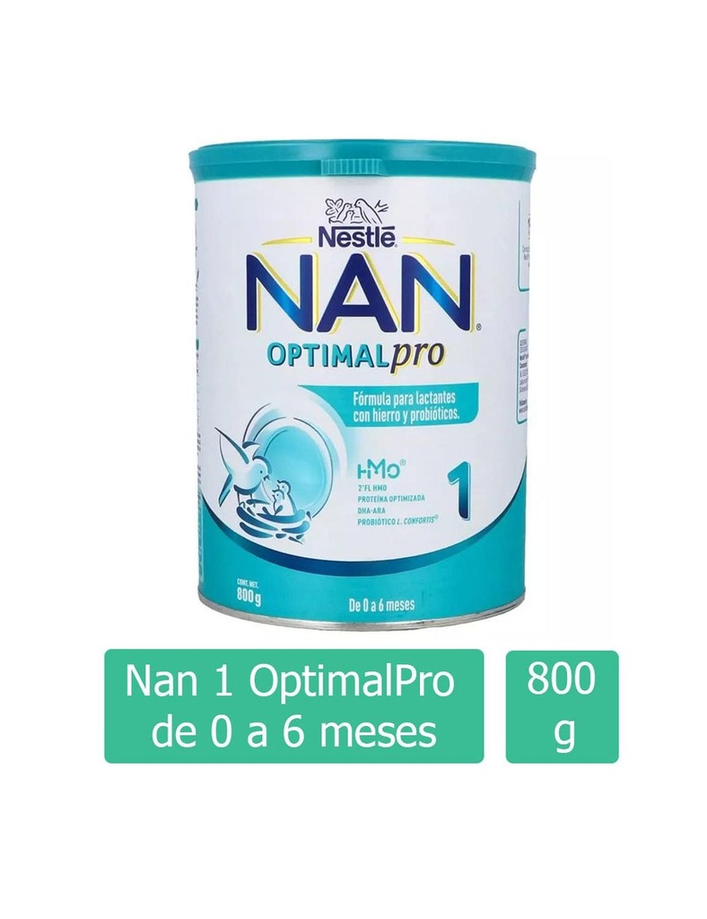 Fórmula Infantil NAN 1 Optipro 0-6 Meses 800 G 