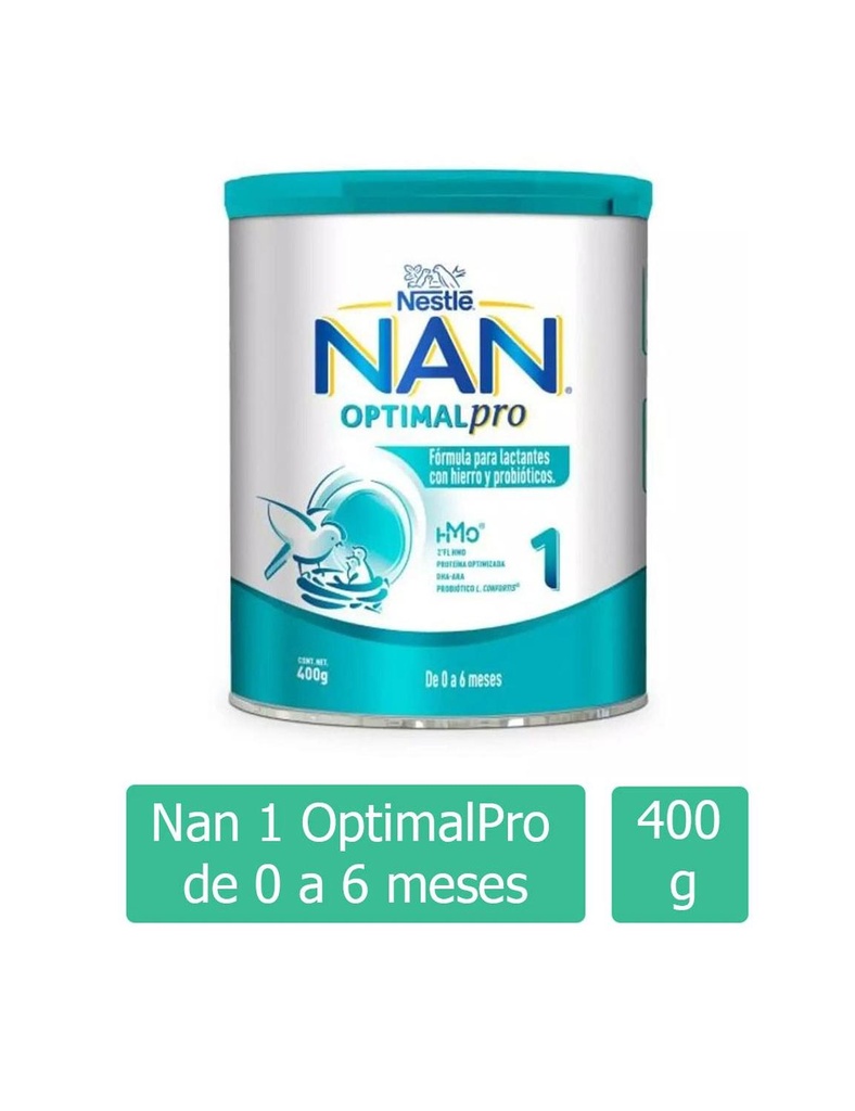Fórmula Infantil NAN 1 Optipro L Confortis 0-6 Meses 400 G 