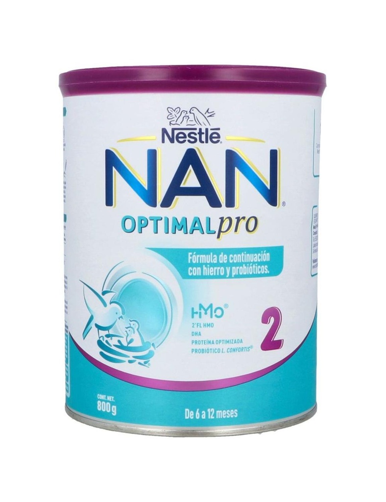 Nan 2 Optipro Lata Con 800 G