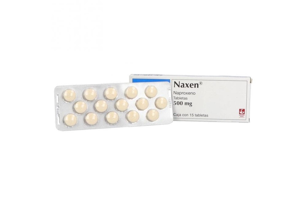 Naxen 500 Mg 15 Tabletas 