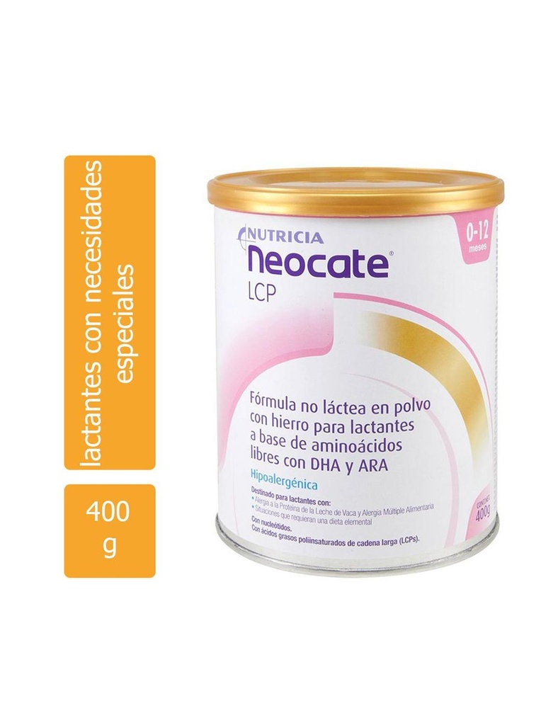 Neocate Lcp 0-12 Meses Lata Con 400 G