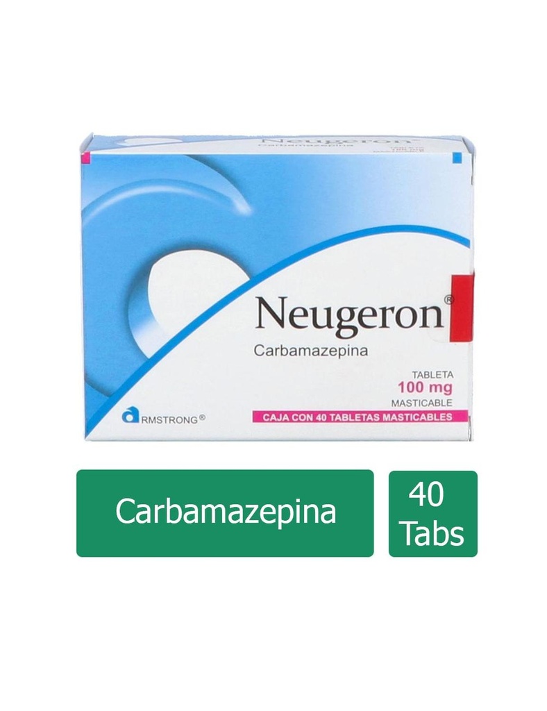 Neugeron Masticables 100 Mg 40 Tabletas 