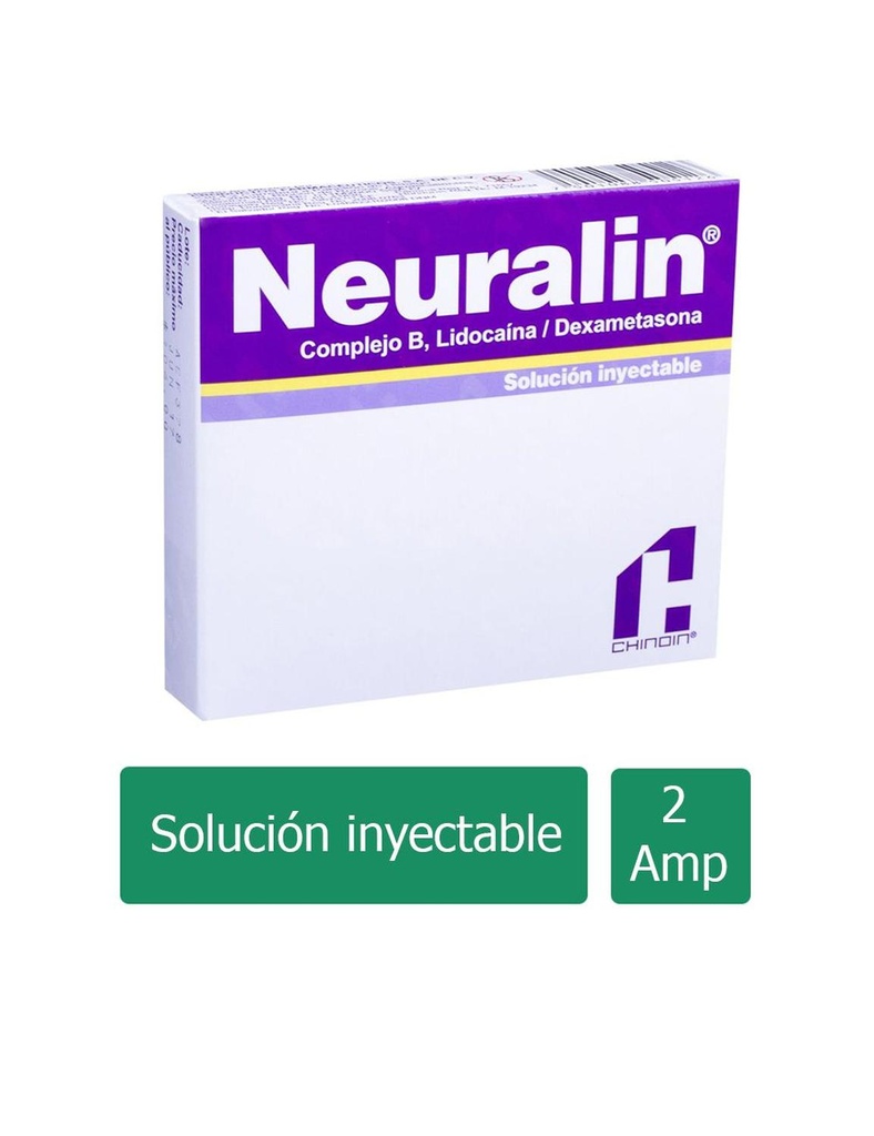 Neuralin Solución Inyectable 2 Ampolletas 