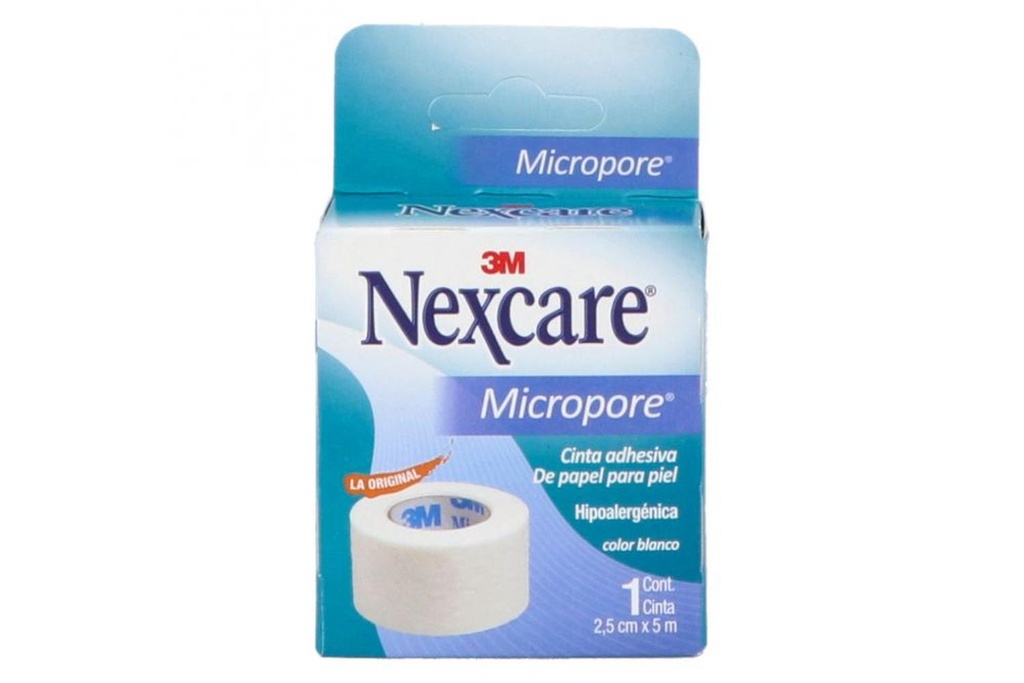 Cinta Micropore Econopack Blanco 2.5 Cm X 5 M 