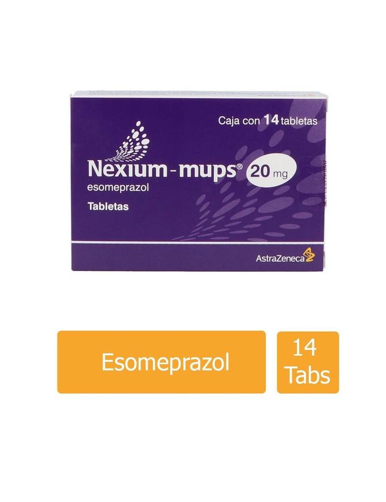 Nexium-Mups 20 Mg 14 Tabletas 