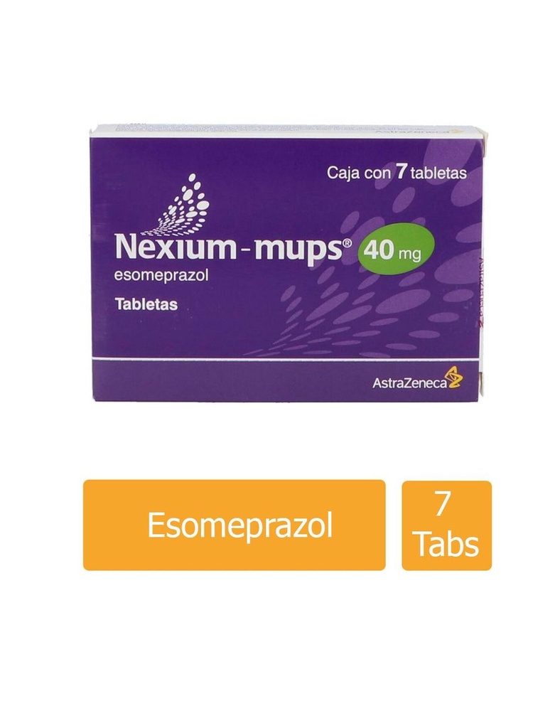 Nexium-Mups 40 Mg 7 Tabletas 