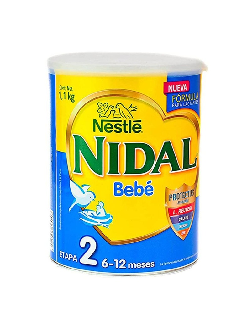 Nidal Bebé Fórmula Láctea 6-12 Meses 1.1 Kg