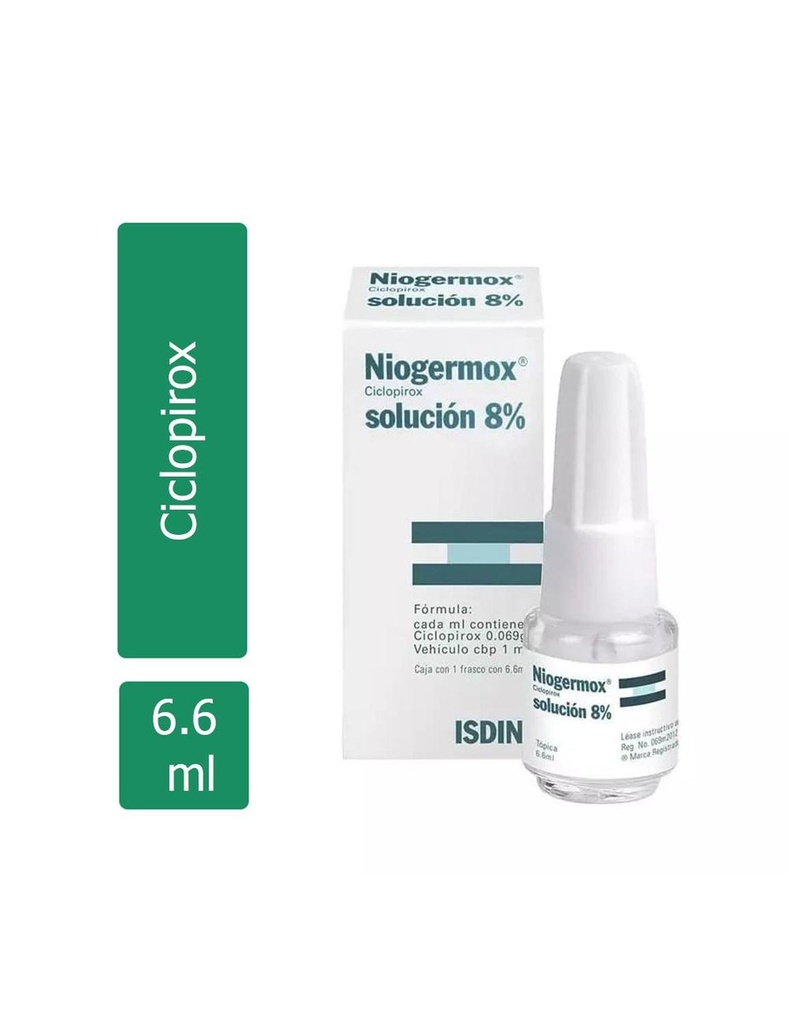 Niogermox 8 % Solución 6.6 Ml 