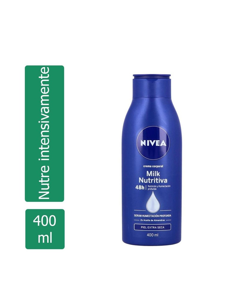 Crema Nivea Milk Extra Seca 400 Ml 