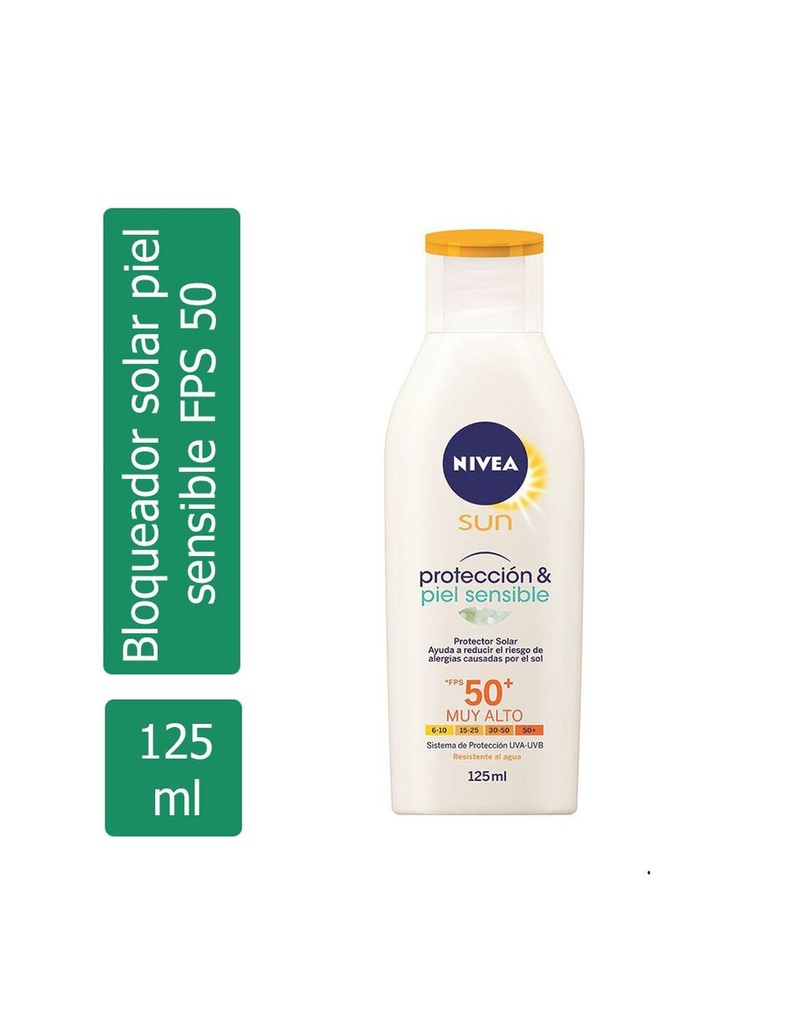 Protector Nivea Sun Sensitive Fps50 125 Ml 