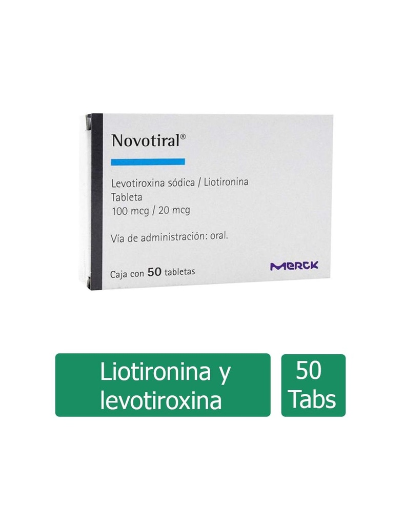 Novotiral 20/100 Mcg 50 Tabletas 