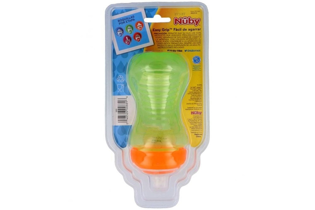 Nûby Easy Grip Vaso Antiderrames 10 Oz Empaque Con 1 Pieza