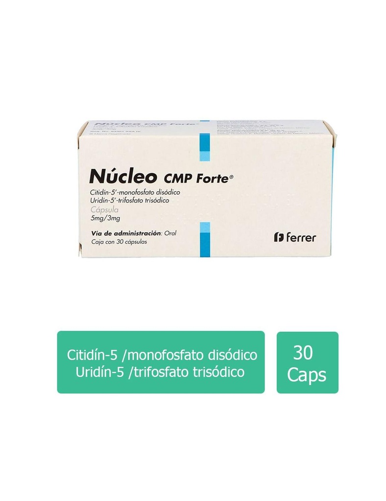 Núcleo C.M.P. Forte 5/3 Mg 30 Cápsulas 