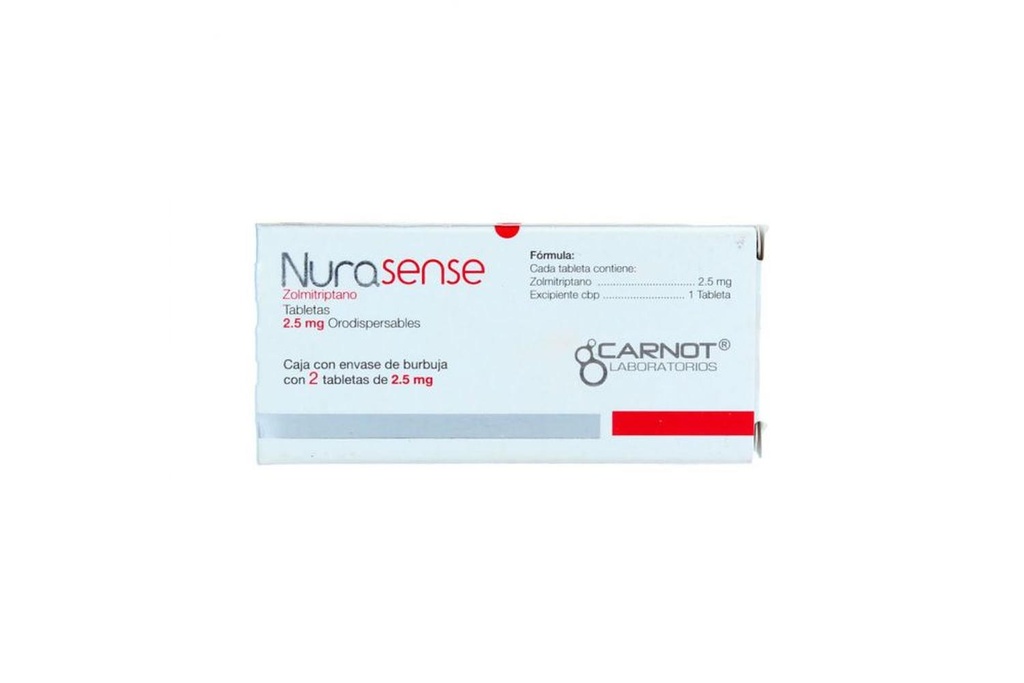 Nurasense 2.5 Mg Orodispersables 2 Tabletas 