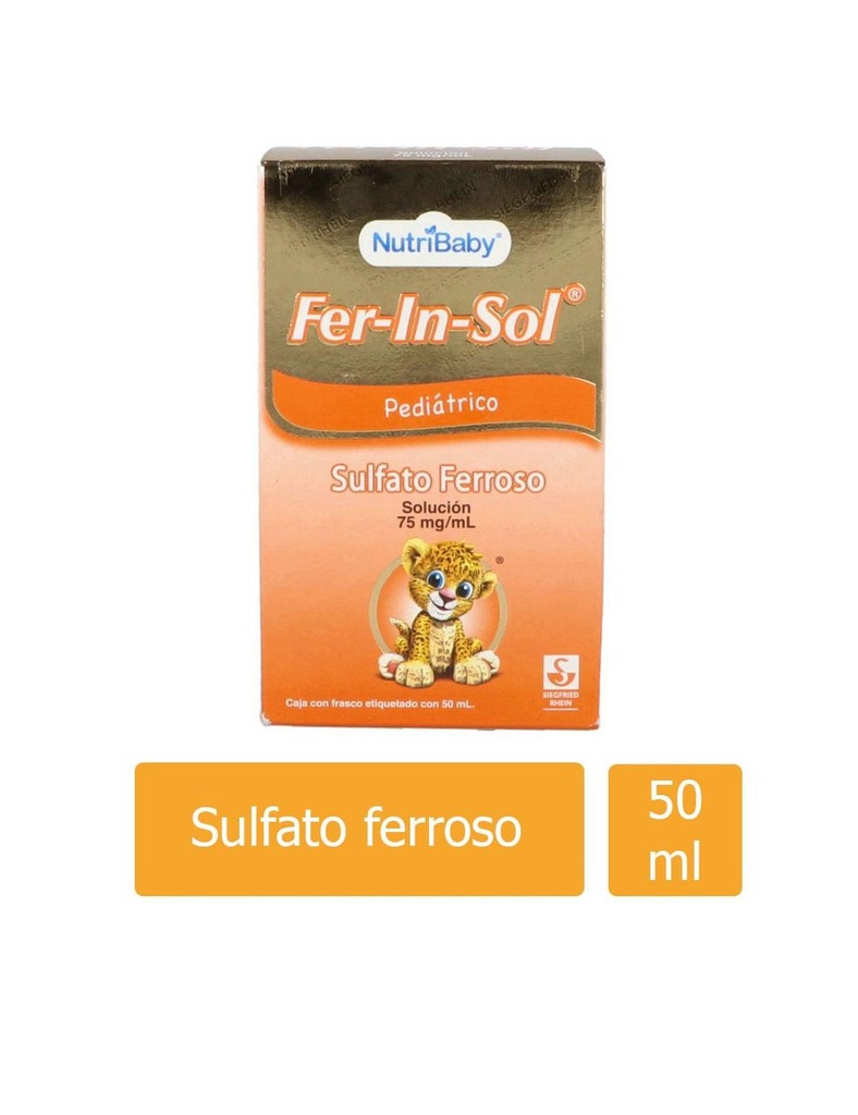 Nutribaby Fer-In-Sol Caja Con Frasco Con 75 Mg / Ml.