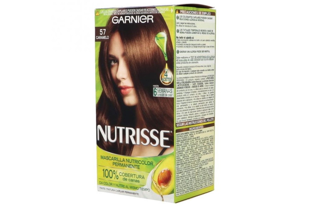 Tinte Garnier Nutrisse 57 Caramelo 