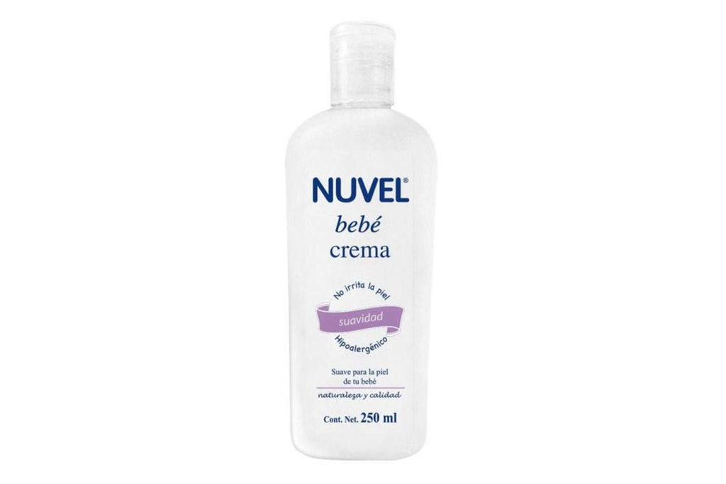 Crema Nuvel Suavidad Para Bebé 250 Ml 