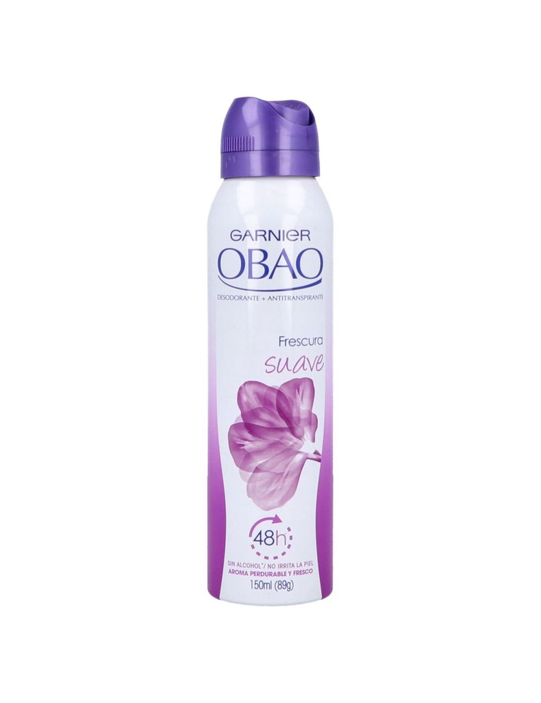 Desodorante Garnier Obao Frescura Suave Aerosol 150 Ml 