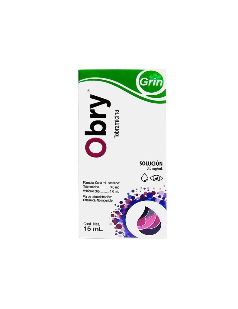 Obry Oftálmica 3 Mg Solución 15 Ml 