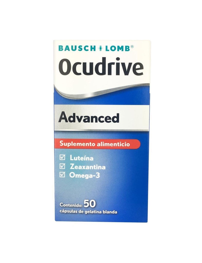 Ocudrive Advanced Suplemento Alimenticio Caja Con 50 Cápsulas