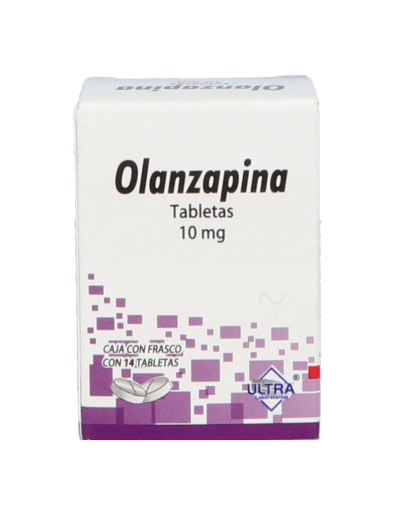 Olazapina 10 Mg Con 14 Tabletas