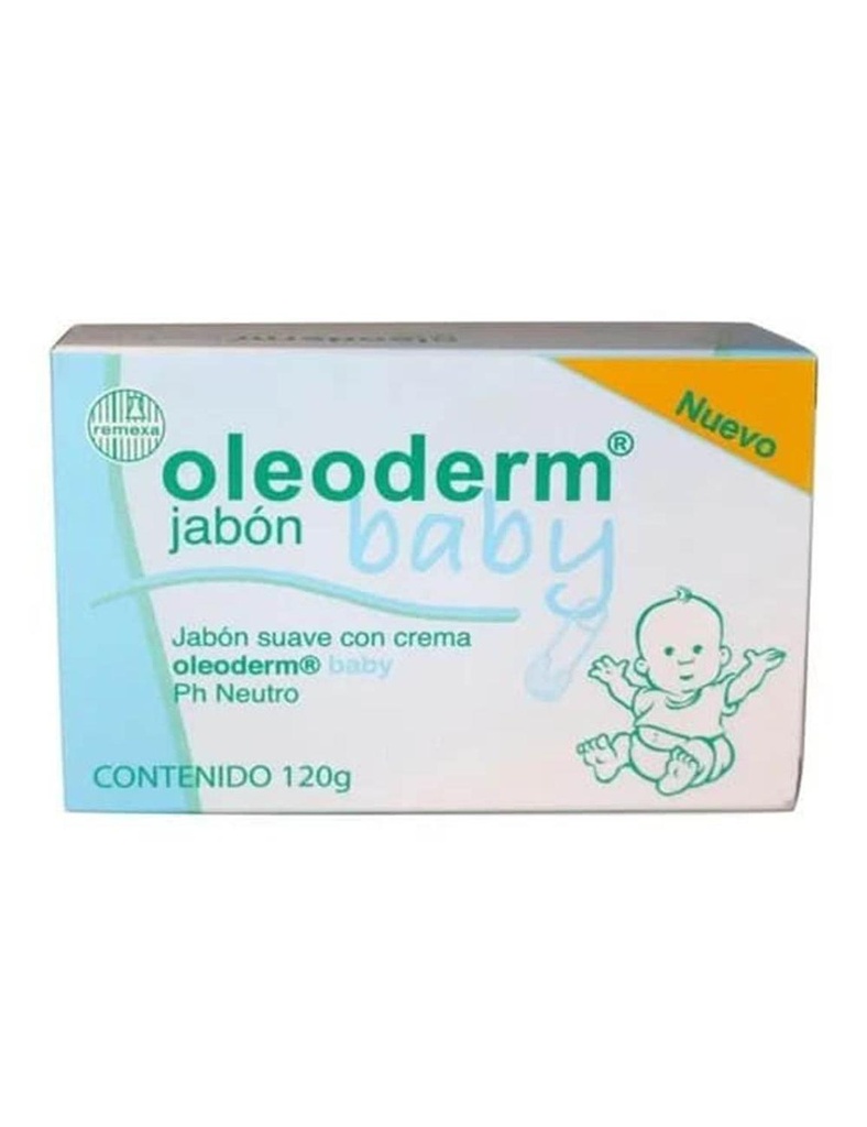 Oleoderm Baby Jabón Caja Con Barra De 120 G