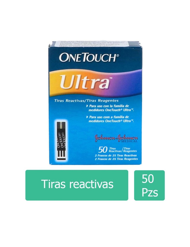 One Touch Ultra 50 Tiras Reactivas 
