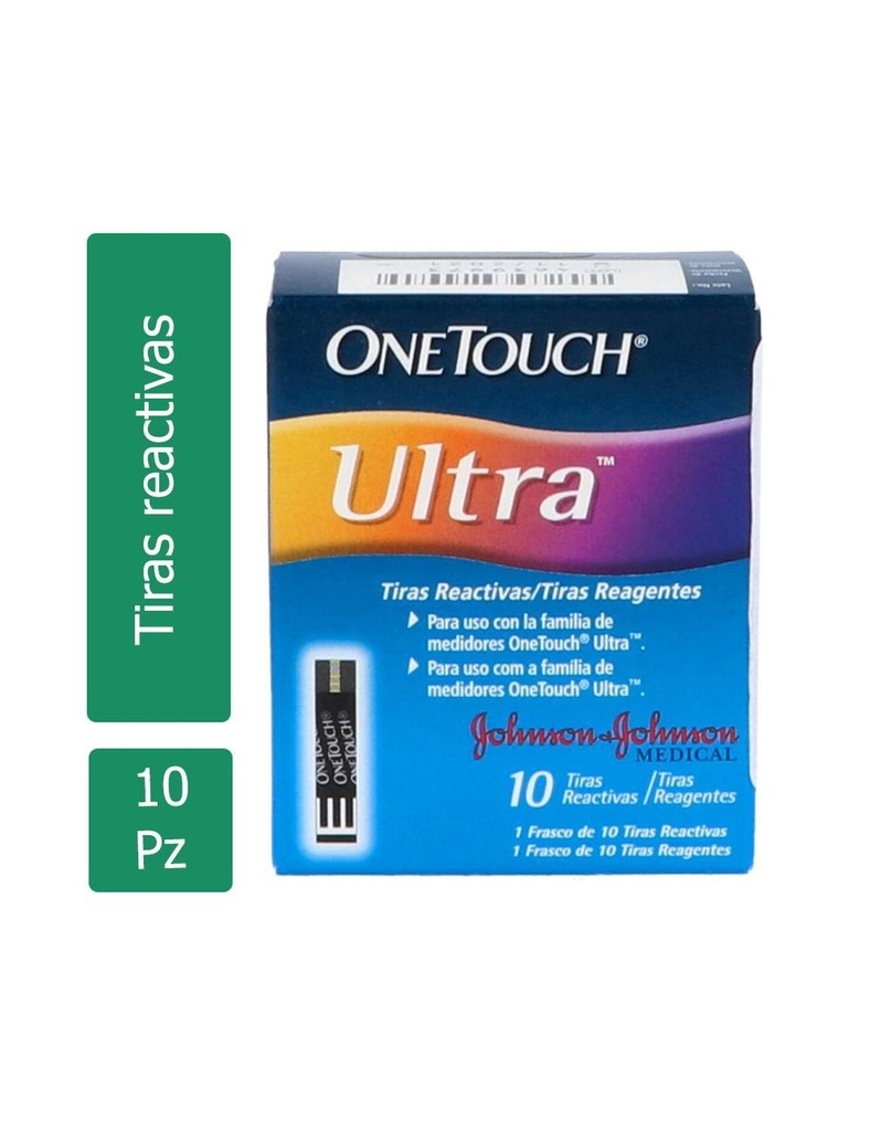 One Touch Ultra 10 Tiras Reactivas 